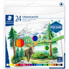 Crayon couleur Design Journey, étui carton de 24