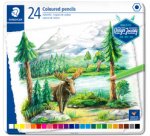 Crayon couleur Design Journey, étui métal de 24