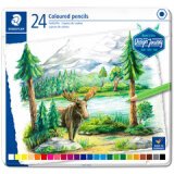 Crayon couleur Design Journey, étui métal de 24