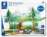 Crayon couleur Design Journey, étui métal de 72