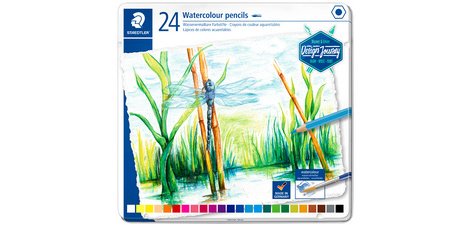 Crayon de couleur aquarellable Design Journey