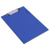 Porte-bloc Standard, A4, plastifié, bleu