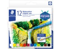 Craie aquarellable Design Journey, étui carton 12