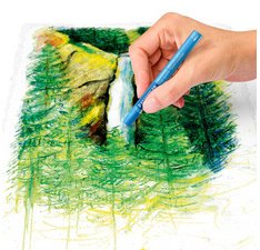 Craie aquarellable Design Journey, étui carton 24