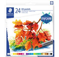 Pastel à l'huile Design Journey, étui carton de 24