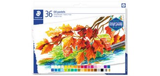 Pastel à l'huile Design Journey, étui carton de 36