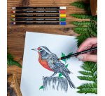 Crayon marqueur sec Lumocolor permanent glasochrom