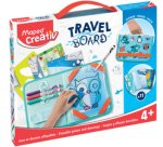 Creativ Kit de dessin voyage TRAVEL BOARD, 19 pièces