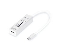 USB-C Stereo OTG 3-Port Hub / SD Card Reader