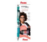 Stylo roller à encre gel EnerGel XmRT, set de 4
