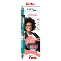 Stylo roller à encre gel EnerGel XmRT, set de 4