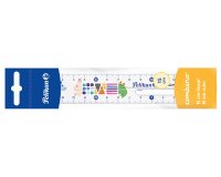 Règle combino, 150 mm, transparent