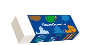 Gomme en plastique combino, sur carte blister