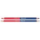 Crayon bicolore gros, rouge/bleu