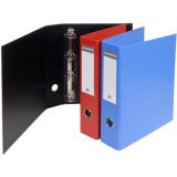 Classeur rembordé PVC 4 anneaux en D de 50mm en 3ème de couverture - A4 maxi