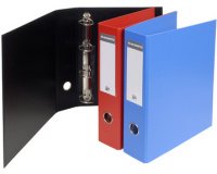 Classeur rembordé PVC 4 anneaux en D de 50mm en 3ème de couverture - A4 maxi