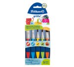 Set de pinceaux scolaires griffix, 5 pièces