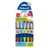 Set de pinceaux scolaires griffix, 5 pièces