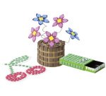 Mosaïque en gomme mousse 'Basic', auto-adhésif