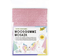 Mosaïque en gomme mousse 'Glitter', auto-adhésif