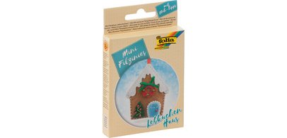 Mini felt kit 'Filzinies', gingerbread house