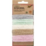 Cordon de jute, 5 x 4 m, assorti