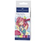FABER-CASTELL PITT Artist Pen Manga Shôjo, set of 6