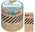 Ruban adhésif déco WashiTape Papier kraft I, kit de 4