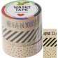 Ruban adhésif déco WashiTape Papier kraft II, kit de 4