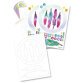 Kit attrape-reves folia kids carton feuilles predecoupees  colorier decorer stickers fil a broder aiguilles 8 pieces