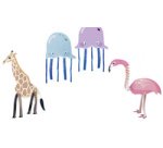 Kit de bricolage en guirlande 'Animaux'