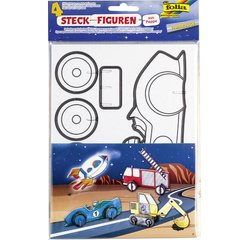 Personnage en carton à assembler 'Véhicules', carton