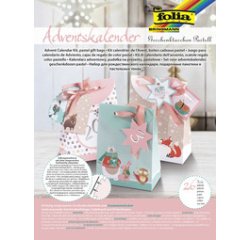 Calendier de l'Avent 'Boîte cadeau pastel', 26 pièces
