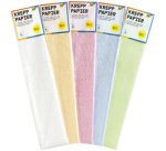 Papier crépon irisé, rouleau, (l)500 mm x (L)2,5 m