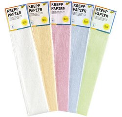 Crêpepapier met glans, rol, (b)500 mm x (L)2,5 m
