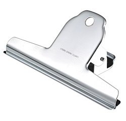 Pince à dessin 'spring clip', métal, largeur: 144 mm