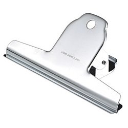 Pince à dessin 'spring clip', métal, largeur: 100 mm
