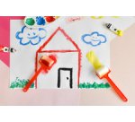 Rouleau à peindre, largeur: 45 mm, longueur: 175 mm