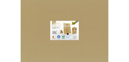 Kraft cardboard, 230 g/m2, 500 x 700 mm, 25 sheets