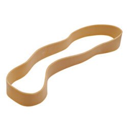 Rubberen elastiekjes 200 mm x 10 mm 100 g naturel