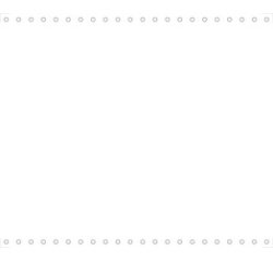 "2000 feuilles de listing blanc 380x11"" 1pli Bandes Caroll Détachables 70g" - Blanc