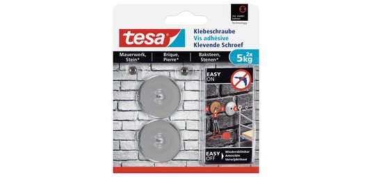 Vis adhésive pour brique, rond, 5,0 kg