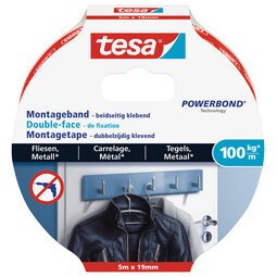 Montagetape Powerbond voor tegels, dubbelzijdig klevend