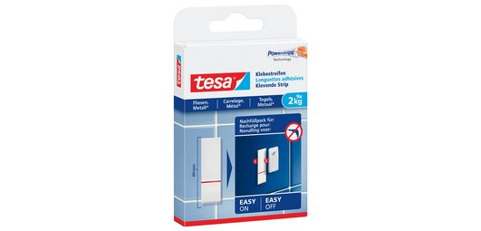 Kleefstrips tesa® tegels & metaal 2kg wit 9 stuks