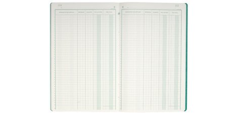 Stitched 'Inventory book' 320 x 195 mm 80 pages