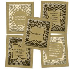 GOLDLINE Sachets de sucre, dans un carton