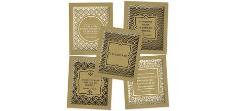 GOLDLINE Sachets de sucre, dans un carton