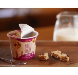 Céréales en coeur Canneberge, dans un gobelet