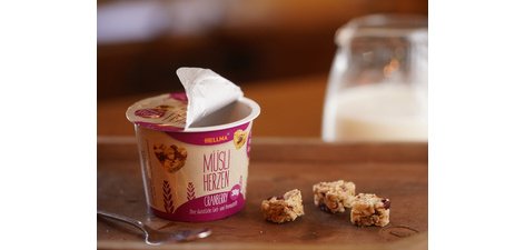 Céréales en coeur Canneberge, dans un gobelet