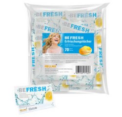 Lingette raffraîchissante 'befresh', dans un sachet
